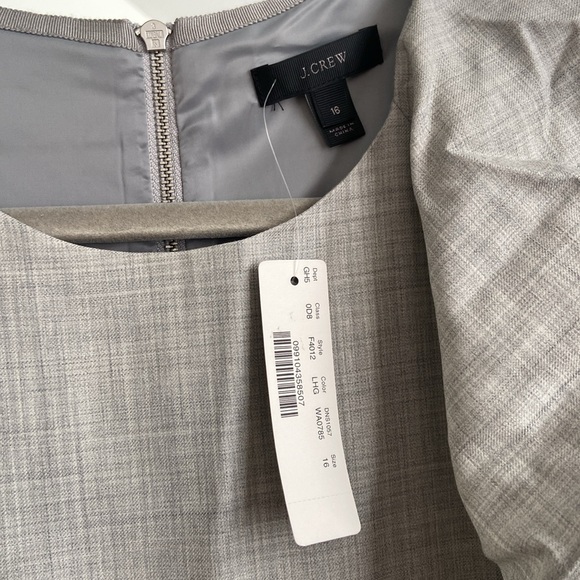 NWT J Crew Monday dress heather gray - Picture 4 of 5